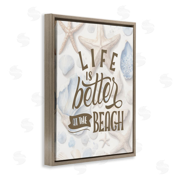 Stupell Industries Kim Allen | Patterned Beach Phrase