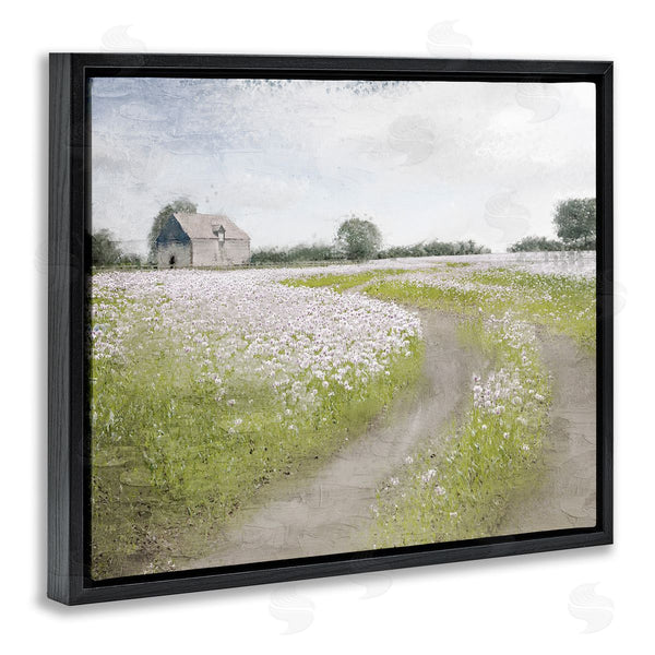 Stupell Industries Kim Allen | Peaceful Country Road Rural Flower Buds Blooming Wall Art