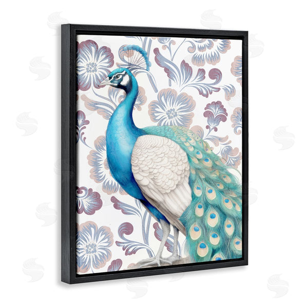 Stupell Industries Kim Allen | Peacock On Floral Pattern Wall Art