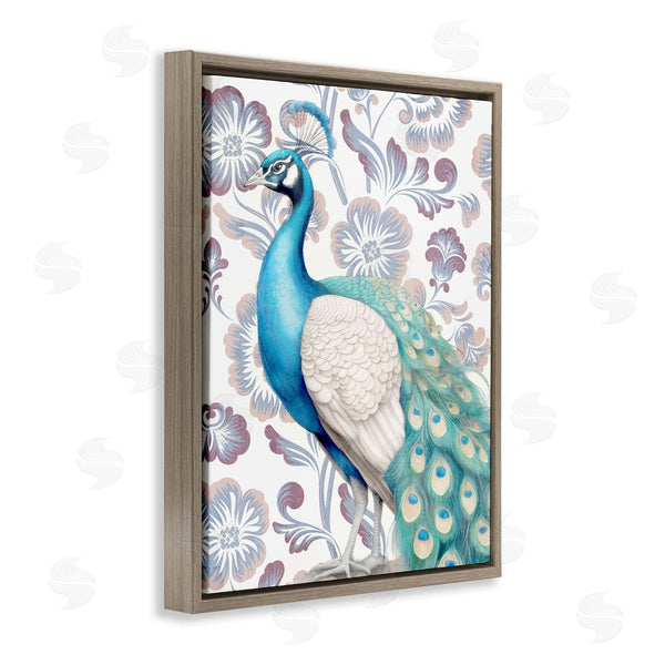 Stupell Industries Kim Allen | Peacock On Floral Pattern Wall Art