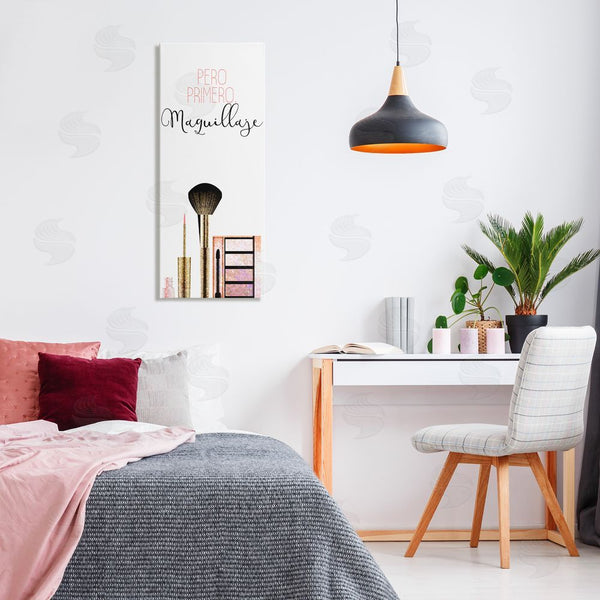 Stupell Industries Kim Allen | Pero Primero Maquillaje Wall Art