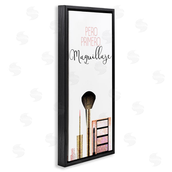 Stupell Industries Kim Allen | Pero Primero Maquillaje Wall Art