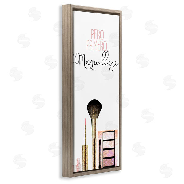 Stupell Industries Kim Allen | Pero Primero Maquillaje Wall Art