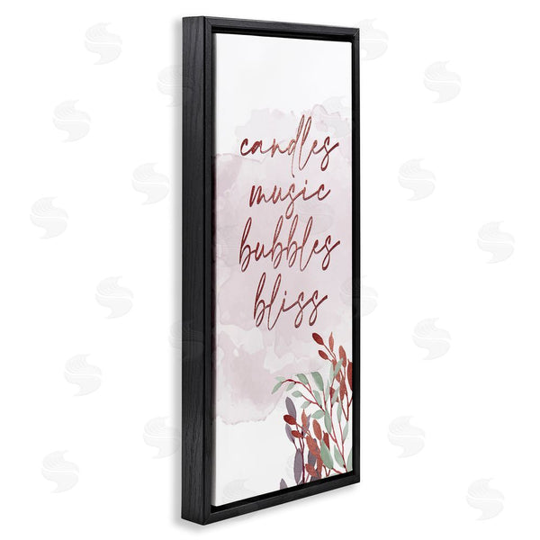 Stupell Industries Kim Allen | Pink Bathroom Words Wall Art