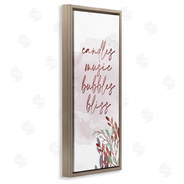 Stupell Industries Kim Allen | Pink Bathroom Words Wall Art