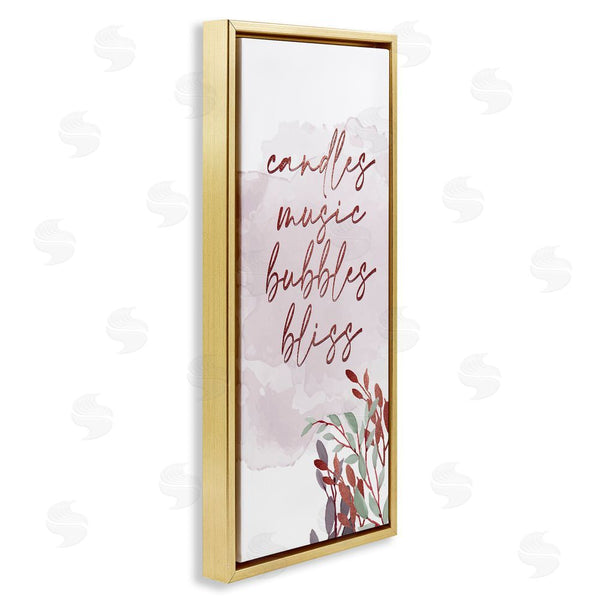 Stupell Industries Kim Allen | Pink Bathroom Words Wall Art