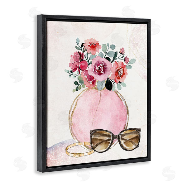 Stupell Industries Kim Allen | Pink Bouquet & Sunglasses