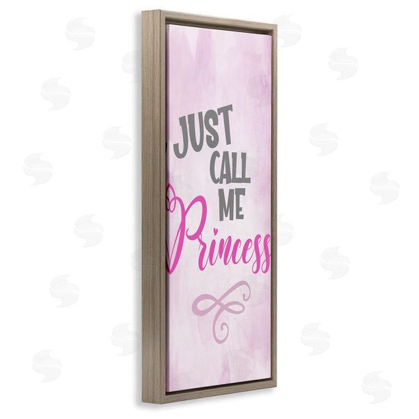 Stupell Industries Kim Allen | Pink Call Me Princess Wall Art