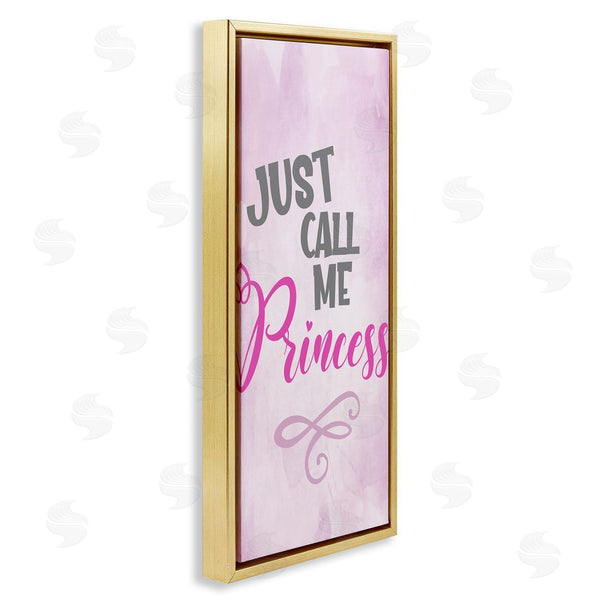 Stupell Industries Kim Allen | Pink Call Me Princess Wall Art