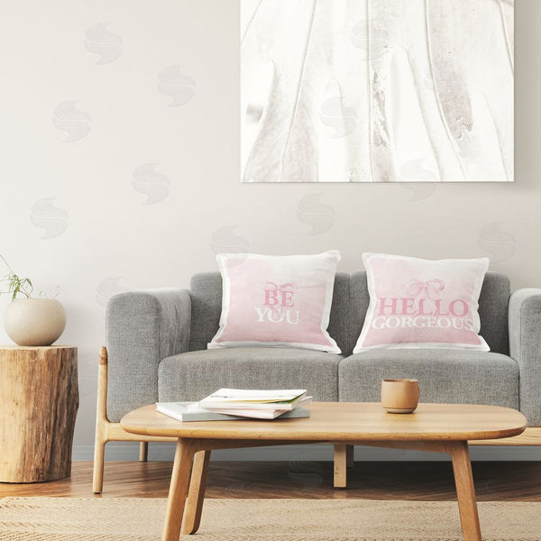 Stupell Industries Kim Allen | Pink Feminine Empowerments Printed Throw Pillow