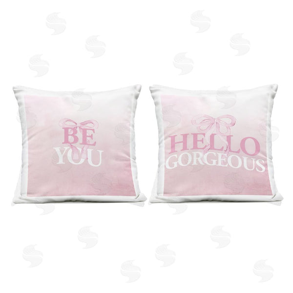 Stupell Industries Kim Allen | Pink Feminine Empowerments Printed Throw Pillow