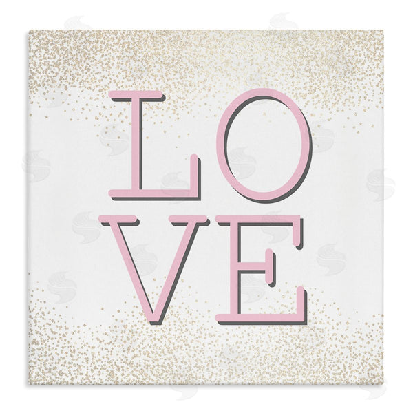 stupell industries Kim Allen | Pink Love Glam Abstract Sparkle