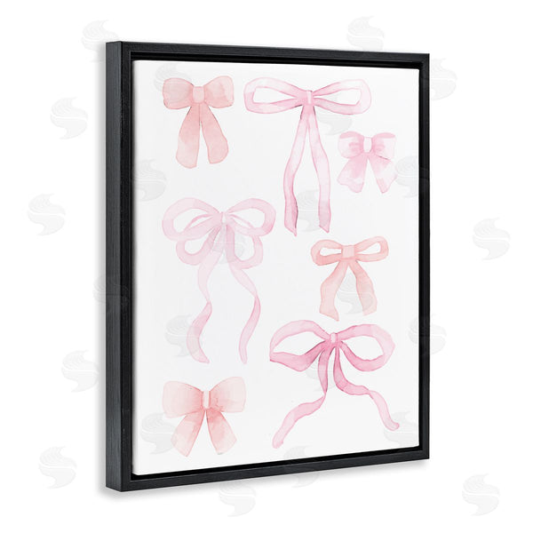 Stupell Industries Kim Allen | Pink Watercolor Bows Wall Art