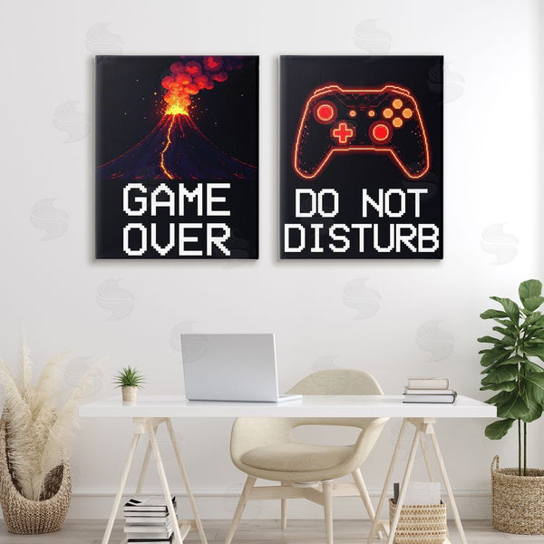 Stupell Industries Kim Allen | Pixel Game Sentiments Wall Art