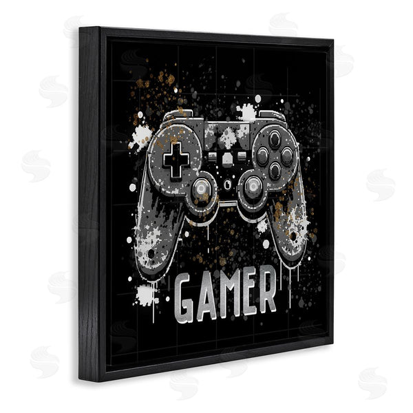 Stupell Industries Kim Allen | Pixel Style Gamer Wall Art