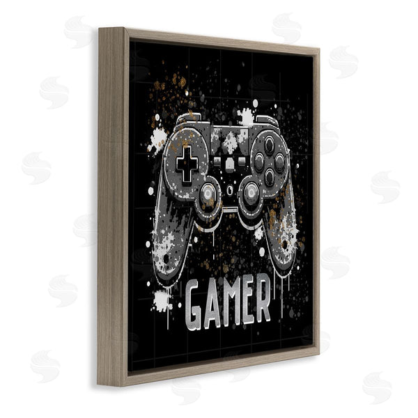 Stupell Industries Kim Allen | Pixel Style Gamer Wall Art