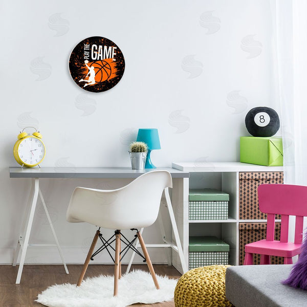 Stupell Industries Kim Allen | Play The Game Basketball Wall Art