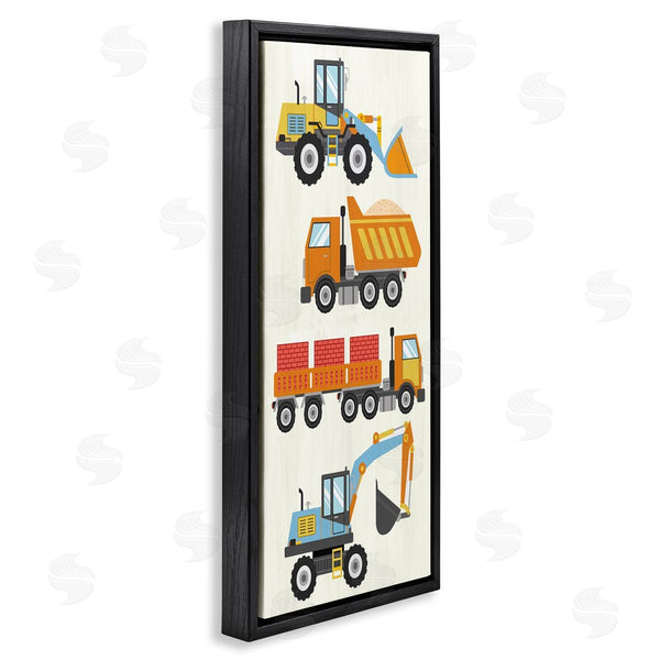 Stupell Industries Kim Allen | Playful Construction Vehicles Wall Art