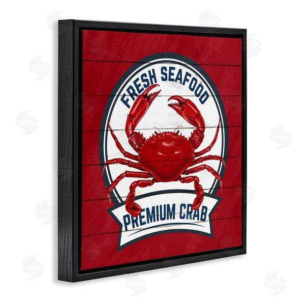 Stupell Industries Kim Allen | Premium Crab Seafood Wall Art
