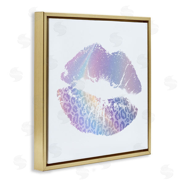 Stupell Industries Kim Allen | Purple Rainbow Lipstick