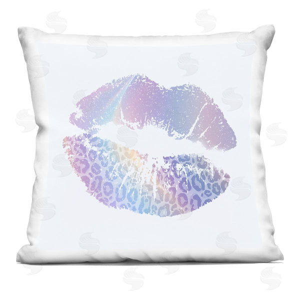 stupell industries Kim Allen | Purple Rainbow Lipstick Printed Throw Pillow