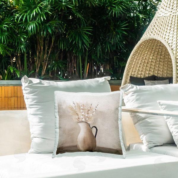 Stupell Industries Kim Allen | Pussy Willow Still Life Printed Throw Pillow