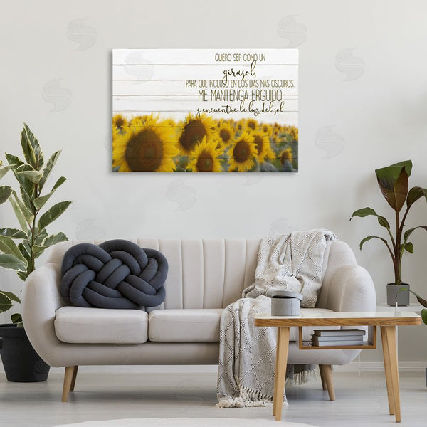 Stupell Industries Kim Allen | Quiero Ser Como Un Girasol Wall Art