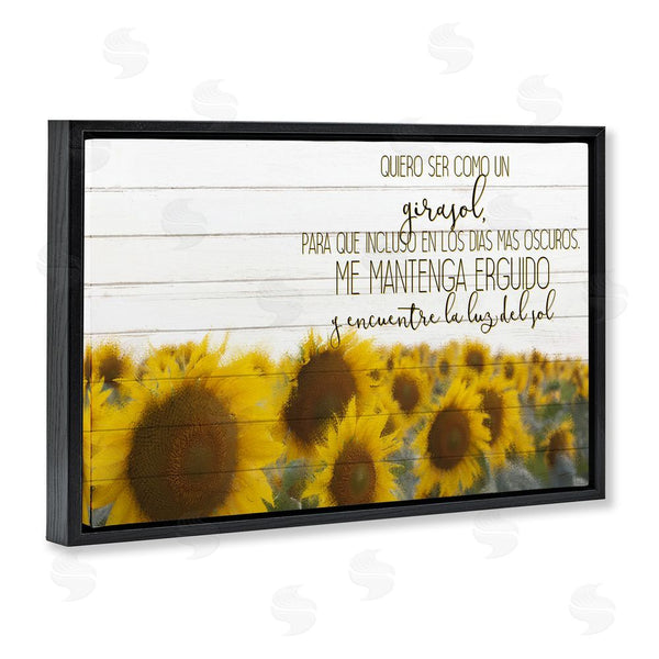 Stupell Industries Kim Allen | Quiero Ser Como Un Girasol Wall Art