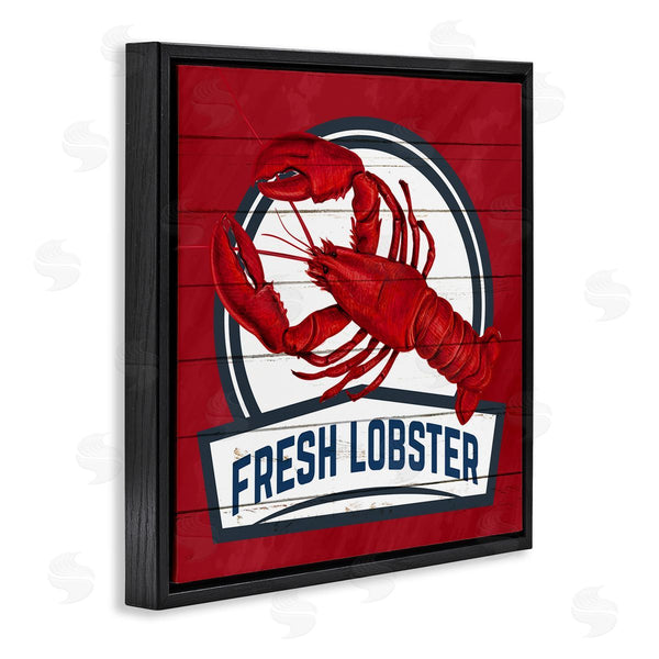 Stupell Industries Kim Allen | Red Fresh Lobster Phrase Wall Art