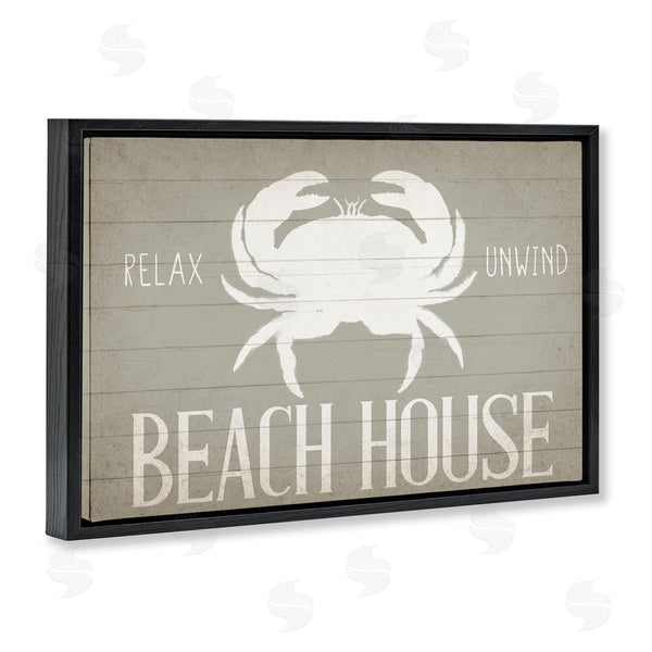 Stupell Industries Kim Allen | Relax Unwind Beach House
