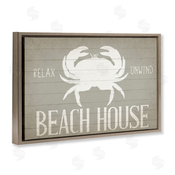 Stupell Industries Kim Allen | Relax Unwind Beach House