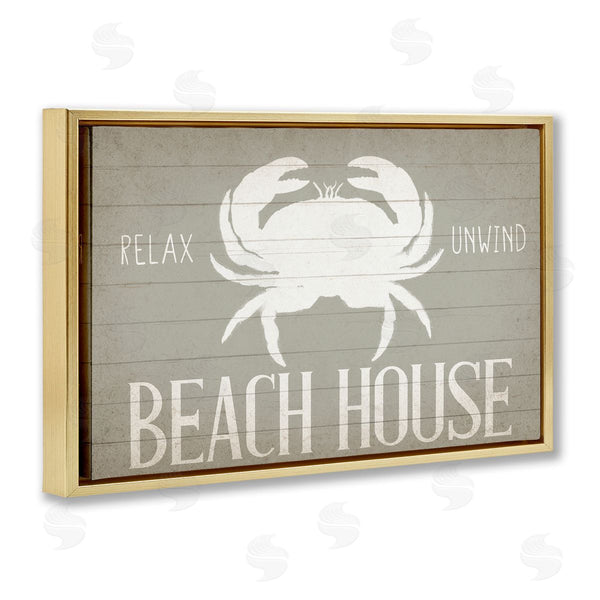 Stupell Industries Kim Allen | Relax Unwind Beach House