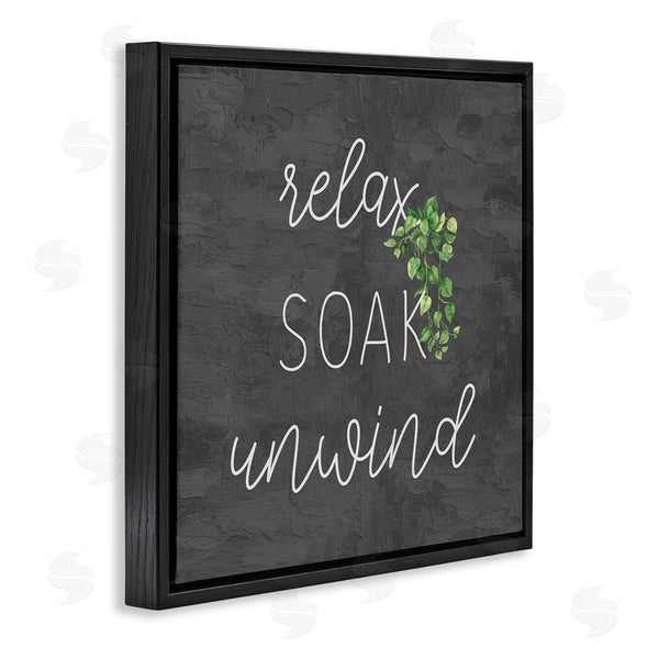 Stupell Industries Kim Allen | Relax Unwind With Botanicals Wall Art