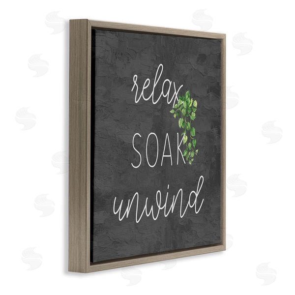 Stupell Industries Kim Allen | Relax Unwind With Botanicals Wall Art