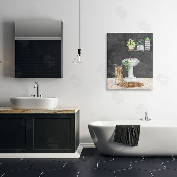 Stupell Industries Kim Allen | Relaxing Bathroom Scene Wall Art