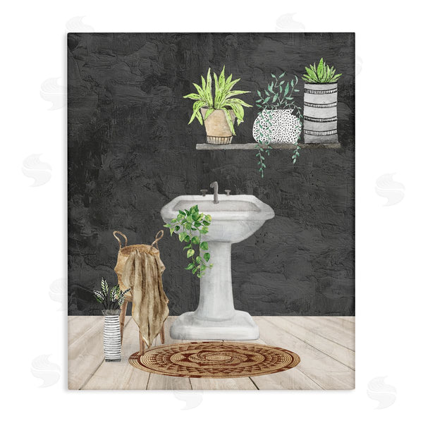 stupell industries Kim Allen | Relaxing Bathroom Scene Wall Art