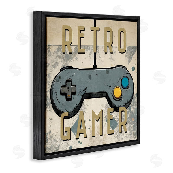 Stupell Industries Kim Allen | Retro Gamer Controller Wall Art