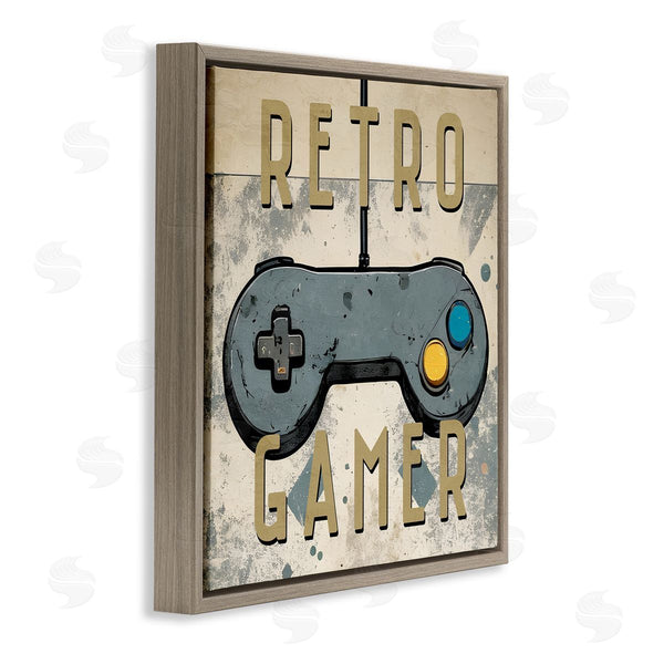 Stupell Industries Kim Allen | Retro Gamer Controller Wall Art