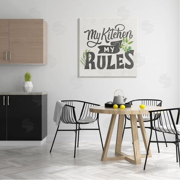 Stupell Industries Kim Allen | Retro My Kitchen Rules Wall Art