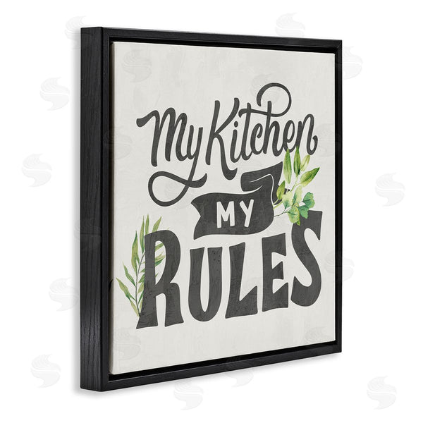 Stupell Industries Kim Allen | Retro My Kitchen Rules Wall Art