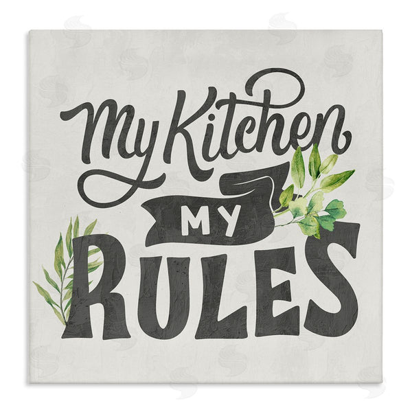 stupell industries Kim Allen | Retro My Kitchen Rules Wall Art