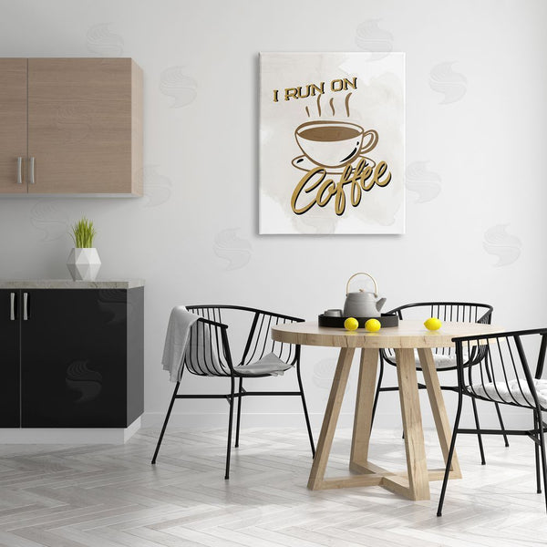 Stupell Industries Kim Allen | Retro Run On Coffee Wall Art