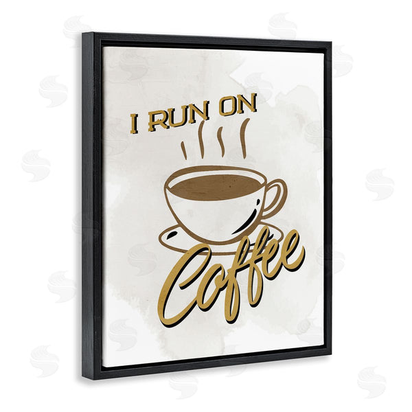 Stupell Industries Kim Allen | Retro Run On Coffee Wall Art