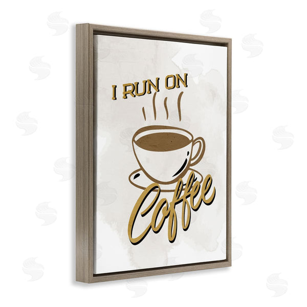 Stupell Industries Kim Allen | Retro Run On Coffee Wall Art