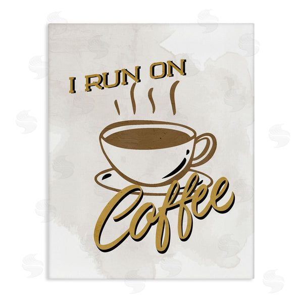 stupell industries Kim Allen | Retro Run on Coffee Wall Art