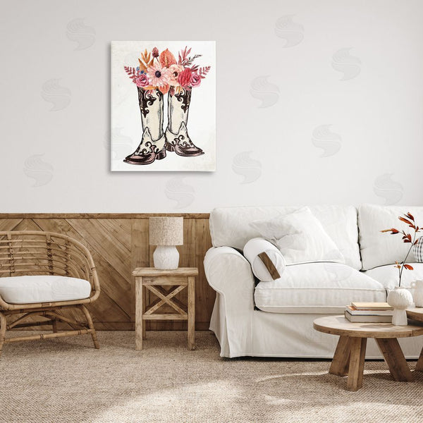 Stupell Industries Kim Allen | Rodeo Boot Bouquet Wall Art