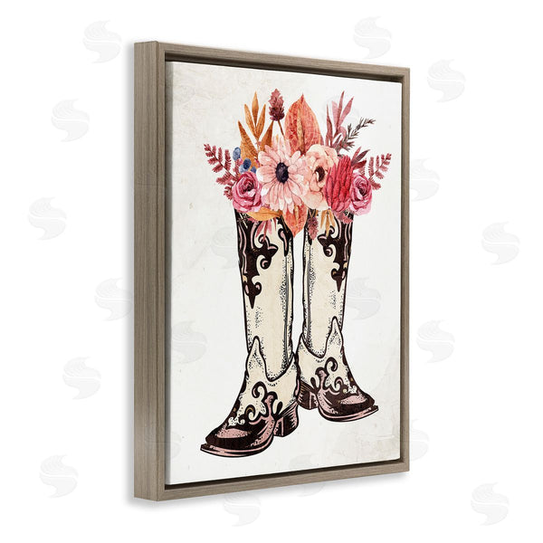 Stupell Industries Kim Allen | Rodeo Boot Bouquet Wall Art
