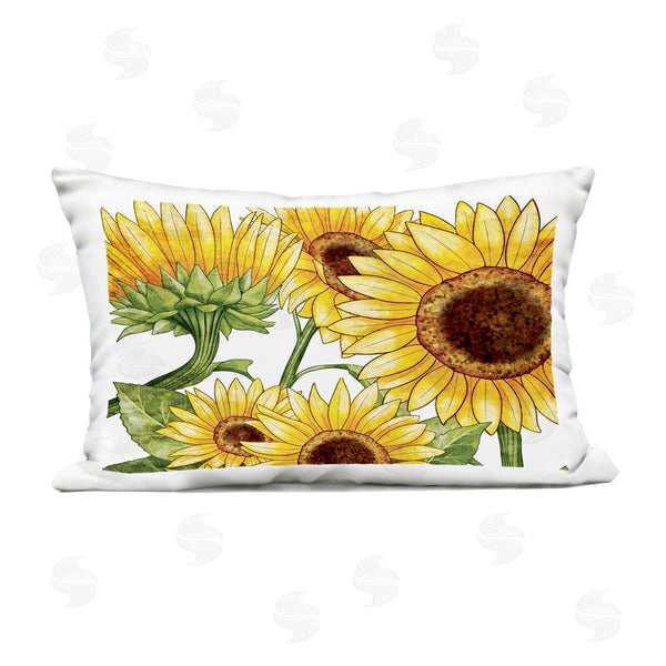 Stupell Industries Kim Allen | Rustic Bloom Sunflowers Printed Throw Pillow