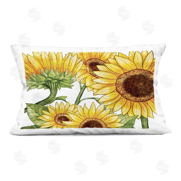 stupell industries Kim Allen | Rustic Bloom Sunflowers Printed Throw Pillow