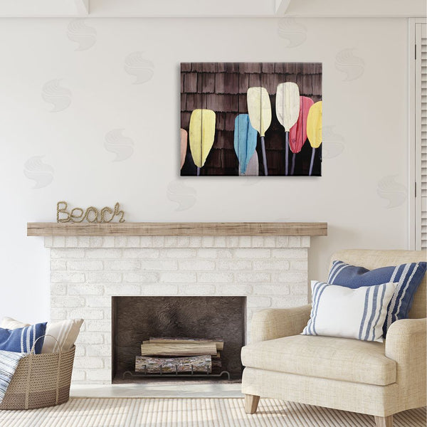 Stupell Industries Kim Allen | Rustic Boat Oars Wall Art